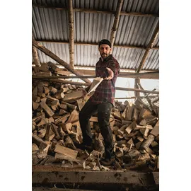 Seeland Langarmhemd Glen Flannel, Red Forest Check XL