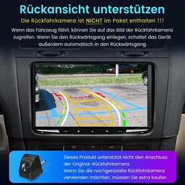 junsun Android Autoradio 4+64GB für VW Golf 7/Passat/Tiguan/Jetta/Polo/Beetle
