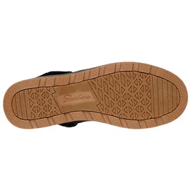 SKECHERS Park City Stiefelette, Schwarzes Duraleather-Kunstfell, 37 EU