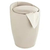 Wenko Badhocker mit Wäschesammler Candy 22834100 beige
