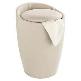 Wenko Badhocker mit Wäschesammler Candy 22834100 beige