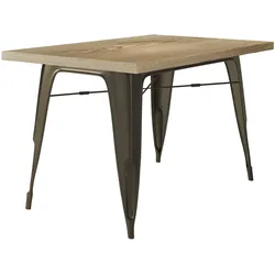Tolix Tisch | Rost | B:T:H 120 x 70 x 78 cm | Industrie Tisch, Retrotisch, Industrial Tisch