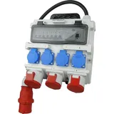 Doktorvolt Baustromverteiler TR-S/FI 4x230V 3x400V 1x32A/2x16A Doktorvolt