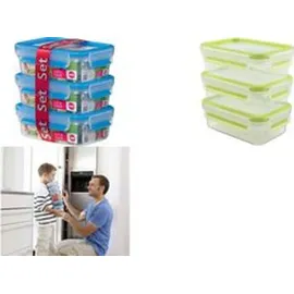 Emsa Frischhaltedosen Clip & Close grün 3 x 0,55 l