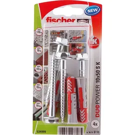 Fischer DuoPower 10 x 50 S 4 Stück