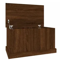VidaXL Truhe Braun Eiche-Optik 70x40x38 cm Holzwerkstoff