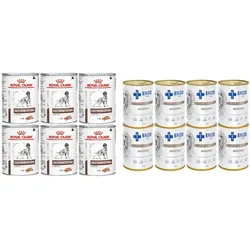 ROYAL CANIN Gastro Intestinal Low Fat LF22 6x420g + ENZO VET Darm-Diät mit Erkrankungen des Verdauungstraktes mit Lamm für Hunde 8x400g