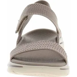 SKECHERS GO WALK ARCH FIT 2.0 SANDAL, Damen Sandale, TAUPE,