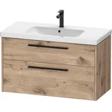 Duravit D-Code Waschtischunterschrank 2, Auszüge, DC46730BD550000,