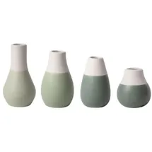 räder Mini Pastellvase Grüntöne 4er Set