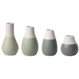 räder Mini Pastellvase Grüntöne 4er Set
