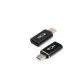 NANOCABLE USB-Micro auf USB-C Adapter Schwarz