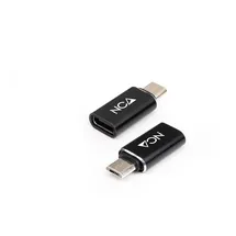 NANOCABLE USB-Micro auf USB-C Adapter Schwarz