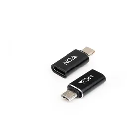 NANOCABLE USB-Micro auf USB-C Adapter Schwarz