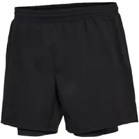 New Line Newline Dallas 2in1 Shorts Herren-Schwarz, Größe S