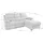 Atlantic Home Collection Ecksofa Conrad L-Form mit Relaxfunktion und Bettkasten 3-Sitzer Grau