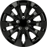 CARTREND Radzierblenden Storm 35 cm (14 Zoll) schwarz 4 Stück