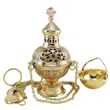 Nklaus Weihrauchfass Messing Handarbeit Geschenk 2956