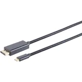 ShiverPeaks S/CONN maximum connectivity USB Aanschusskabel, HDMI-A Stecker auf USB Typ C Stecker, 8K60Hz, 1,0m (1 m, HDMI), Video Kabel