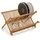 Zeller Tellerabtropfständer 42 x 35 x 27,5 cm Farbe Bambus