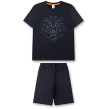 Sanetta Jungen 245878 Pyjamaset, Blau, 128 EU - 128
