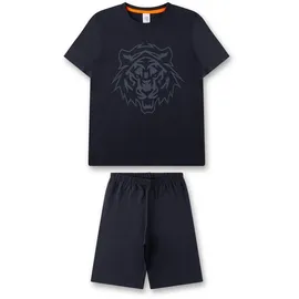 Sanetta Jungen 245878 Pyjamaset, Blau, 128 EU - 128
