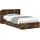 vidaXL Bettgestell 90 x 200 cm Braun
