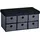 KESPER Sitzbank grau/schwarz 76 x 38 x 38 cm