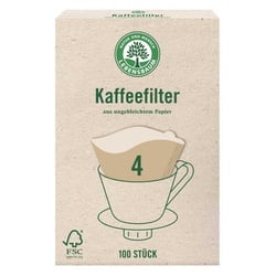 Lebensbaum Kaffeefilter Papier Größe 4 (100St)