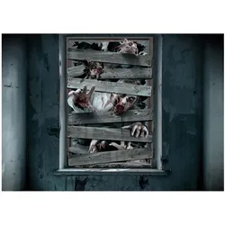 Horror Zombies Fensterbild 122cm x 76cm - OS