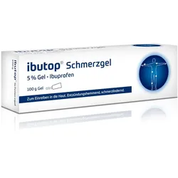 ibutop Schmerzgel 5%, bei Sport- und Alltagsverletzungen wie Prellungen, Verstauchungen oder Zerrungen 100 g Gel