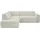 die planbar Ecksofa DIE PLANBAR "MP-IN24083", harry weiß, B:254cm H:75cm T:227cm, 100% Polyester, Sofas, Ecksofa, SoftSitz-Kaltschaumpolsterung, wahlweise mit motorischer Vorziehbank
