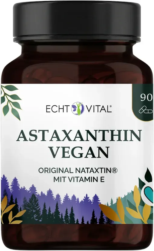 Astaxanthin Kapseln (vegan) (90 Stück) - Echt Vital