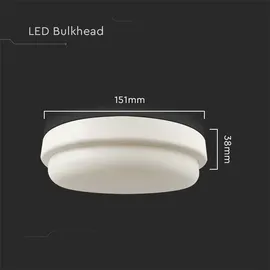 V-Tac VT-8095 1 LED-Deckenleuchte 12 W weiß