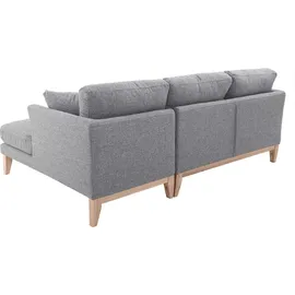 miliboo Ecksofa rechts skandinavisch Hellgrau OSLO