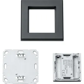 eQ-3 Homematic IP Smart Home Wandtaster HmIP-WRC2-A, 2-fach, anthrazit