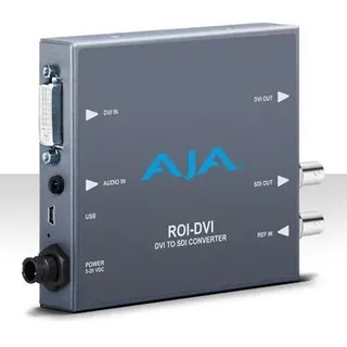 Aja ROI-DVI DVI to 3G-SDI/HD-SDI/SDI video and audio converter / scaler, Video Converter
