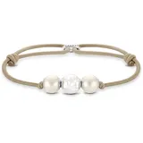 Thomas Sabo Unisex Armband Bead beige 925 Sterlingsilber A2074-170-19-L22V