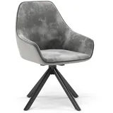 Vichy Vichy, Sessel, Loungesessel Eleganza, Grau, 60 x 89 cm