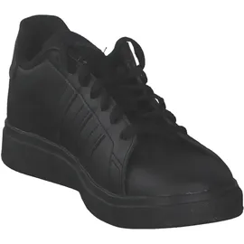 Adidas Grand Court Lifestyle Tennis Lace-Up Shoes Carbon Black / Carbon Black / Grey Six 33