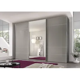 STAUD Schwebetürenschrank Sonate Lucca mit Spiegel 280 x 222 x 68 cm Grau