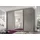 STAUD Schwebetürenschrank Sonate Lucca mit Spiegel 280 x 222 x 68 cm Grau
