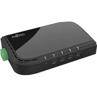Fujitsu USB-C Hub 4 Ports (USB-C, 4 Ports), Dockingstation - Schwarz