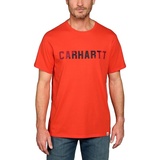 CARHARTT Print-Shirt Force Logo Graphic rot L