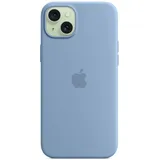 Apple Silikon Case mit MagSafe für iPhone 15 Plus winterblau