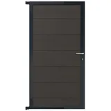 Gartenland Gartentor 90 x 175 cm Anthrazit/Aluminium