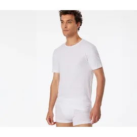 SCHIESSER Herren T-Shirt 2er Pack - Serie 95/5 Rundhals, S-XXL Weiß