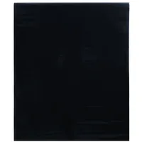 VidaXL Fensterfolie Statisch Matt Schwarz PVC