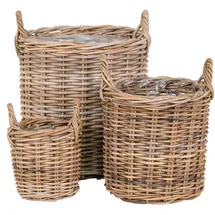 Korbset Sema Baskets 3er Set  braun