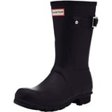 Hunter Damen Original Kurze Regenstiefel, Glänzendes Schwarz, glänzendes Schwarz, 39 EU - 39 EU